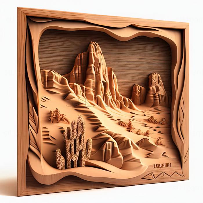 3D model Mesa Arizona (STL)